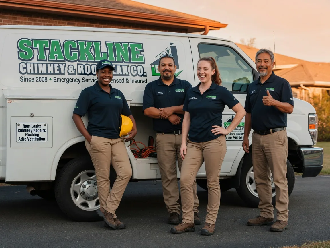 Chimney flashing repair company in Caney, KS